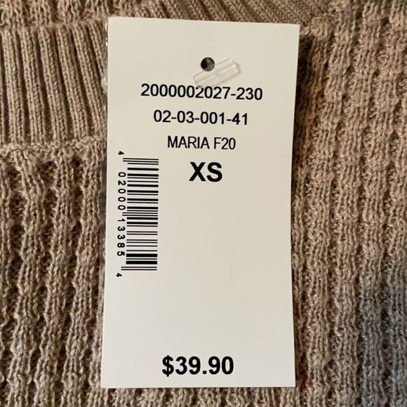 Kismet Long Sleeve Waffle Sweater Size Extra Small - Picture 6 of 9